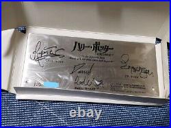 Harry Potter and the Deathly Hallows Not For Sale Original Sign Plate Serial JP