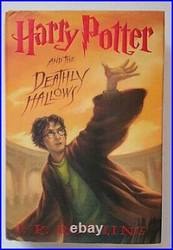 Harry Potter and the Deathly Hallows Rowling July 2007 #23 1st Edition USA