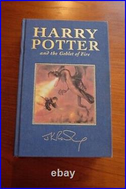 Harry Potter and the Goblet Of Fire UK Deluxe First Edition