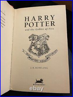 Harry Potter and the Goblet of Fire JK Rowling 1st/1st with Error on p503