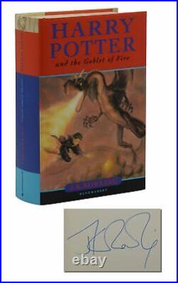 Harry Potter and the Goblet of Fire J. K. ROWLING Signed First Edition 2000