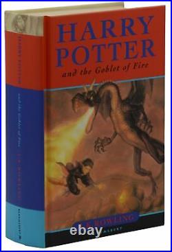 Harry Potter and the Goblet of Fire J. K. ROWLING Signed First Edition 2000