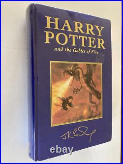Harry Potter and the Goblet of Fire J K Rowling Bloomsbury Deluxe First Edition