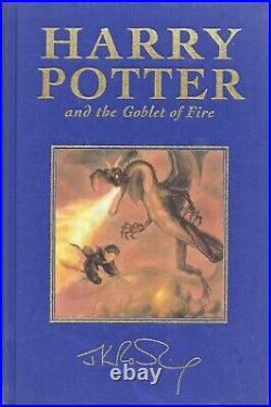 Harry Potter and the Goblet of Fire by J. K. Rowling (Bloomsbury, 2000, Deluxe)
