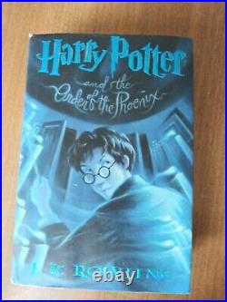 Harry Potter and the Order of the Phoenix First Edition First American Printing