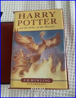 Harry Potter and the Order of the Phoenix, JK Rowling, signed first edition hb