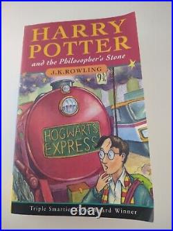 Harry Potter and the Philosopher's Stone. 1997 first edition 1st Print