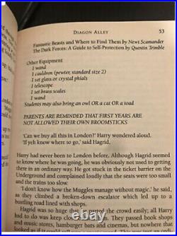 Harry Potter and the Philosopher's Stone 1st CANADIAN Ed. 2nd Print WAND ERROR