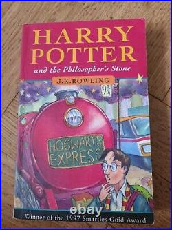 Harry Potter and the Philosopher's Stone 1st Edition 37th Print Joanne Rowling