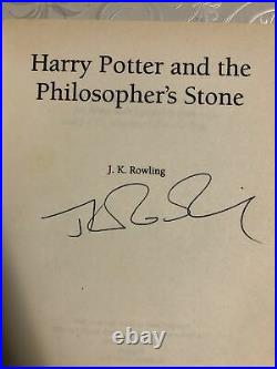Harry Potter and the Philosopher's Stone, JK Rowling, signed 1st Ed 2nd Print