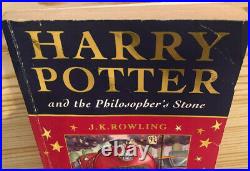 Harry Potter and the Philosopher's Stone J. K Rowling FIRST 1st EDITION 2nd PRINT