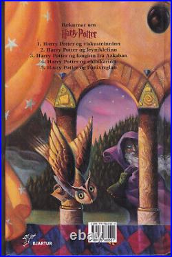 Harry Potter and the Philosopher's Stone super rare cover in Icelandic 2001