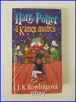 Harry Potter and the Philosophers Stone 1st Czech Edition 2000 (2nd State)