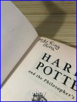 Harry Potter and the Philosophers Stone J. K Rowling FIRST 1st EDITION 2nd PRINT