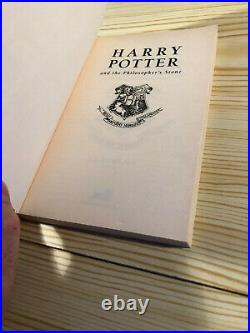 Harry Potter and the Philosophers Stone J. K Rowling FIRST 1st EDITION 5th PRINT