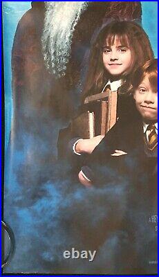 Harry Potter and the Philosophers Stone Original Quad Movie Poster 2001