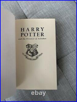 Harry Potter and the Prisoner of Azkaban, JK Rowling, first edition, first print