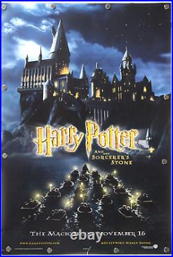 Harry Potter and the Sorcerer's Stone 2001 DS Original Movie Poster 27x40