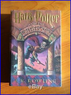 Harry Potter and the Sorcerer's Stone Hardcover First American Edition -Like New
