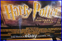 Harry Potter and the Sorcerer's Stone Movie Poster Made in USA 2001 Rare