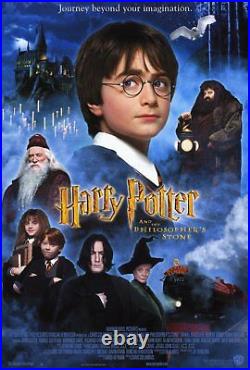 Harry Potter and the Sorcerer's Stone Original Double Sided Movie Poster 27x40