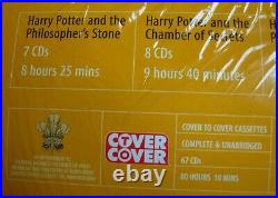 Harry Potter box set Audiobook Collection 67 CDs 5 books New in clam shell case