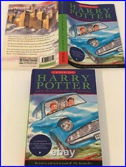 Harry Potter chamber of secrets JK Rowling Ted Smart H/B 1st ED / 1ST Print