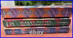 Harry Potter first 3 books in US Paperback First Edition/Print