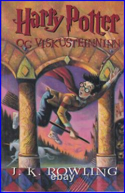 Harry Potter og viskusteinninn (New) in Icelandinc 2001 a pocketbook