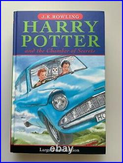 Harry Potter & the Chamber of Secrets 1st/1st UK Hardback Large Print Edition