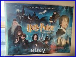 Harry Potter & the Philosopher's Stone (Sorcerer's) Original UK film poster