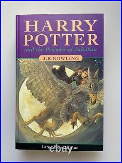 Harry Potter & the Prisoner of Azkaban 1st/1st UK Hardback Large Print Edition