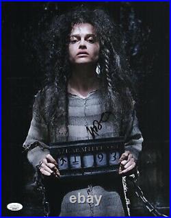 Helena Bonham Carter Hand Signed 11x14 Bellatrix Harry Potter Authentic JSA COA