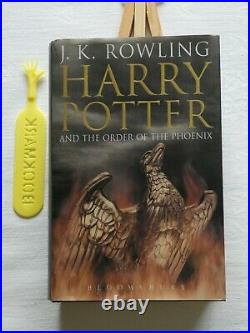 JK ROWLING 1st EDITION (ADULT) HARRY POTTER AND THE ORDER OF THE PHOENIX
