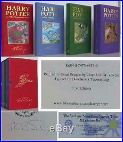 JK Rowling / Harry Potter Deluxe Set Signed #0105986