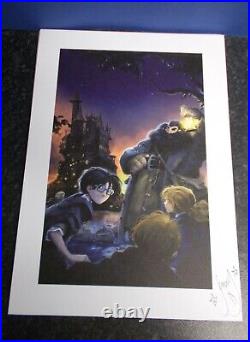 JK Rowling. Harry Potter. Original Hand Signed Book Cover Prints. Full Set of 7