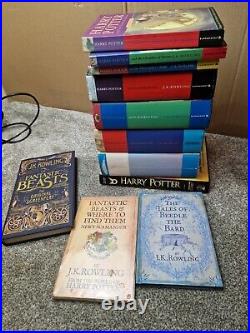 J. K. ROWLING HARRY POTTER SERIES FULL SET OF 8 BOOKS plus tales of beedle the