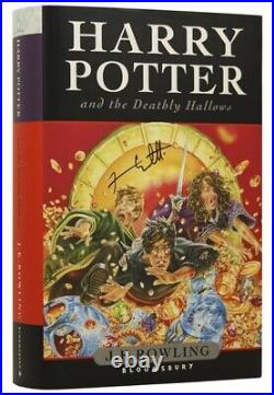 J K ROWLING, born 1965 / Harry Potter and the The Deathly Hallows Signed 1st ed