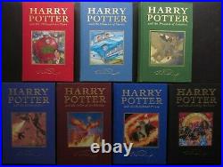 J K Rowling, Complete Set of Harry Potter Deluxe Edition, includes 1st Printings