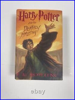J. K. Rowling HARRY POTTER AND THE DEATHLY HALLOWS 1st Edition 1st Printing