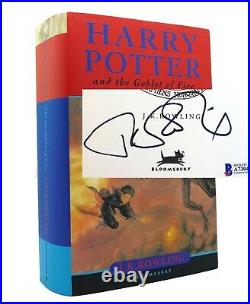 J. K. Rowling HARRY POTTER AND THE GOBLET OF FIRE Signed 1st UK 1st Edition