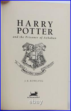 J K Rowling / HARRY POTTER and the Prisoner of Azkaban Signed 1st #107342