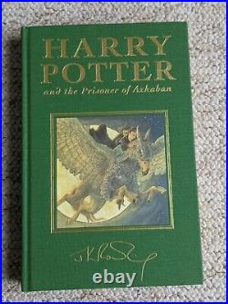 J K Rowling Harry Potter Prisoner of Azkaban Deluxe 1st Edition 1st Impression