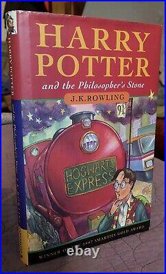 J K Rowling Harry Potter & The Philosophers Stone 1st/3rd UK Trade Hardback