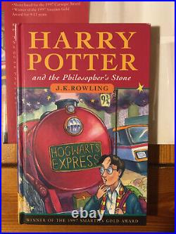 J K Rowling Harry Potter & The Philosophers Stone 1st/3rd UK Trade Hardback