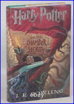 J K Rowling / Harry Potter and the Chamber of Secrets Signed 1st Edition 1999