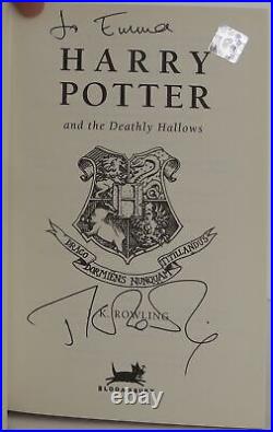 J K Rowling / Harry Potter and the Deathly Hallows Signed 1st Edition #2201218