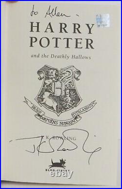 J K Rowling / Harry Potter and the Deathly Hallows Signed 1st Edition #2207114