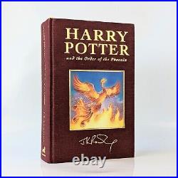 J. K. Rowling Harry Potter and the Order of the Phoenix Signed & Inscribed