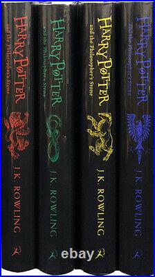 J K Rowling / Harry Potter and the Philosopher's Stone 4 Volume Set 1st ed 2017
